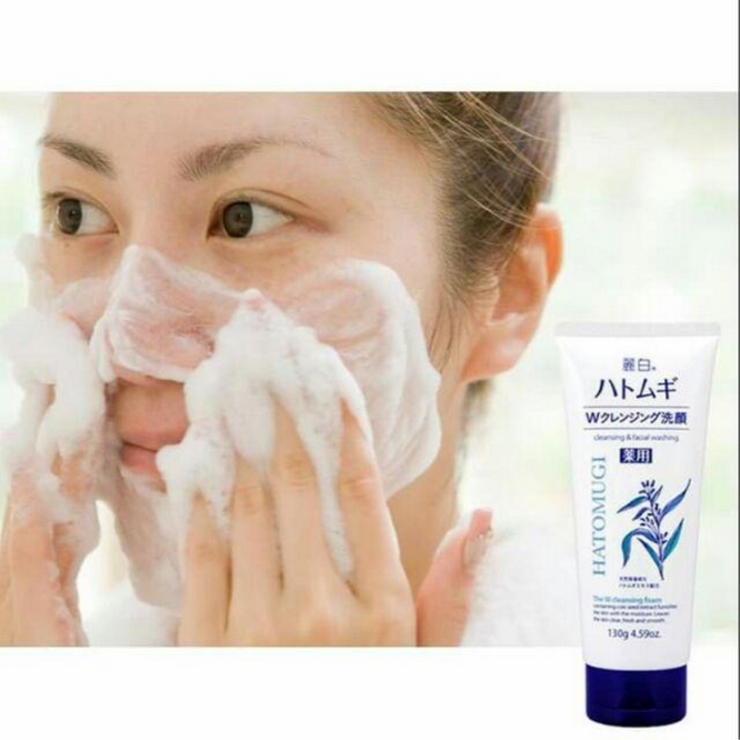 Sữa Rửa Mặt Chiết Xuất Ý Dĩ Hatomugi Cleansing và Facial Washing Sữa Rửa Mặt-1