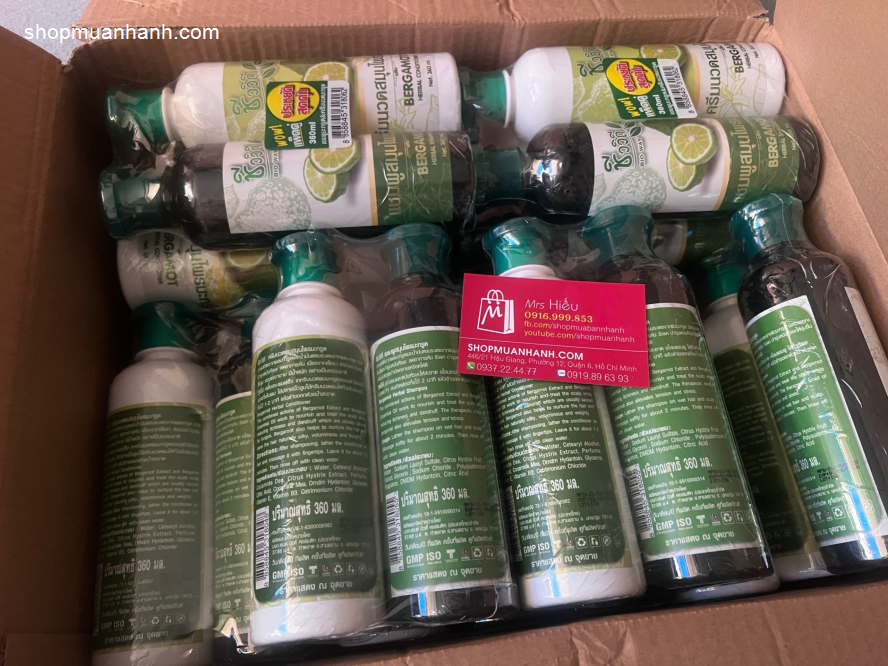 Bộ Dầu Gội Và Xả Chanh Thái Lan Dầu Gội Dầu Xả-1