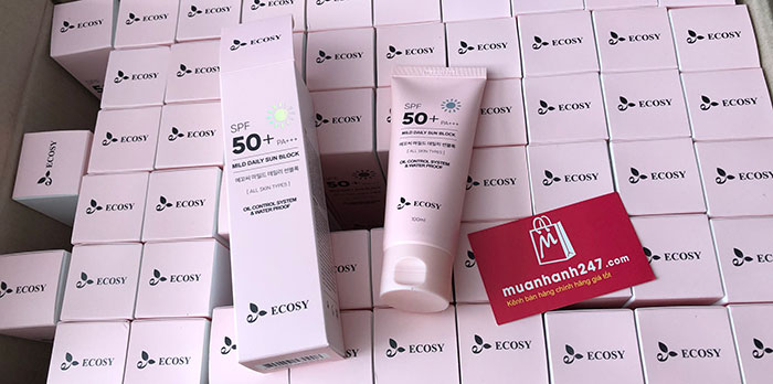 Kem Chống Nắng Ecosy Mild Daily Sun Block SPF50+ PA+++ 100ml Kem Chống Nắng-1