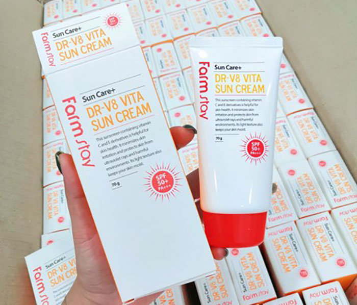 Kem Chống Nắng Farm Stay DR-V8 Vita Sun Cream Kem Chống Nắng-1