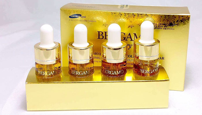 Serum Bergamo Luxury Gold Collagen And Caviar Hàn Quốc Dưỡng Da Mặt-1