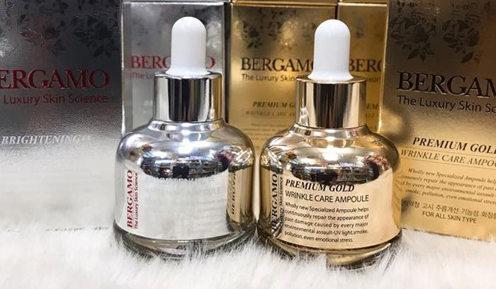 Tinh chất Bergamo The Luxury Skin Science Premium Gold 30ml Dưỡng Da Mặt-1