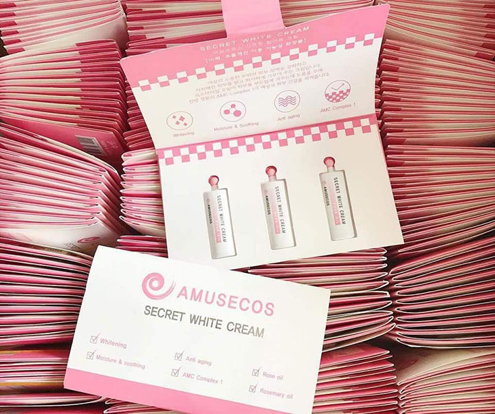 Gel Làm Hồng Và Se Khít Vùng Kín Amusecos Secret White Cream Rose Oil Chăm Sóc Cá Nhân-1