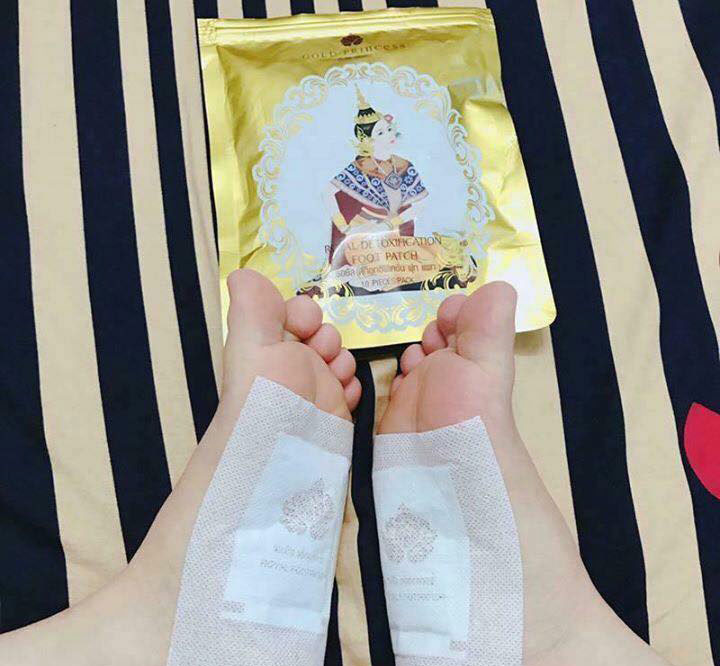 Miếng Dán Thải Độc Chân Gold Princess Royal Thái Lan Chăm Sóc Cá Nhân-1