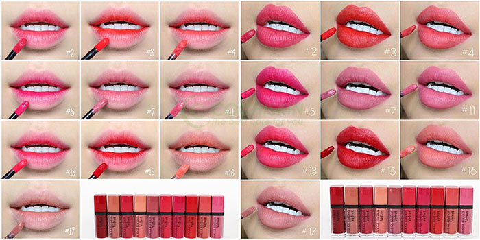 Son Bourjois Rouge Edition Velvet Pháp Trang Điểm Đôi Môi-1