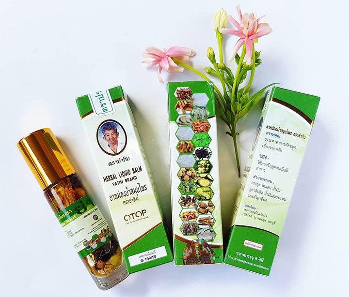 Dầu Lăn Thảo Dược OTOP 16 Vị Thái Lan Chăm Sóc Cá Nhân-1