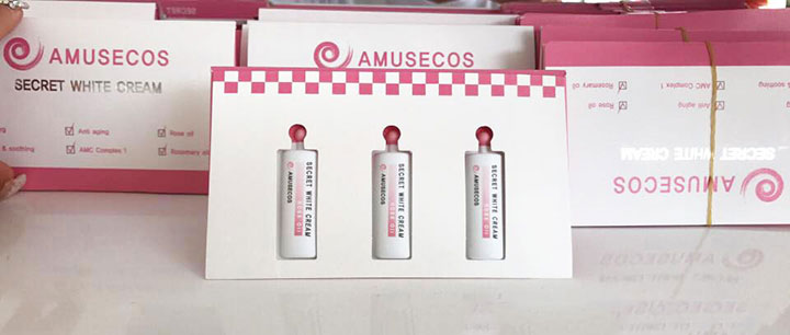 Gel Làm Hồng Và Se Khít Vùng Kín Amusecos Secret White Cream Rose Oil Chăm Sóc Cá Nhân-1