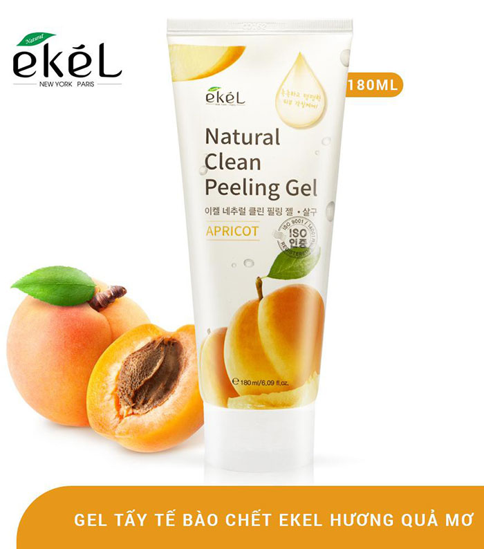 Gel Tẩy Tế Bào Chết Chiết Xuất Mơ Ekel Nature Clean Peeling Gel 180ml Tẩy Tế Bào Chết-1