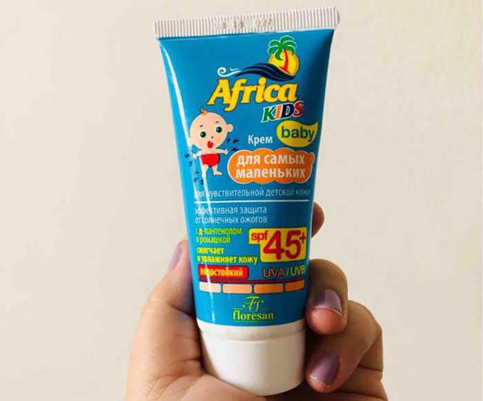 Kem Chống Nắng Africa Cho Bé SPF 45 Plus Nhập Khẩu Từ Nga Kem Chống Nắng-1
