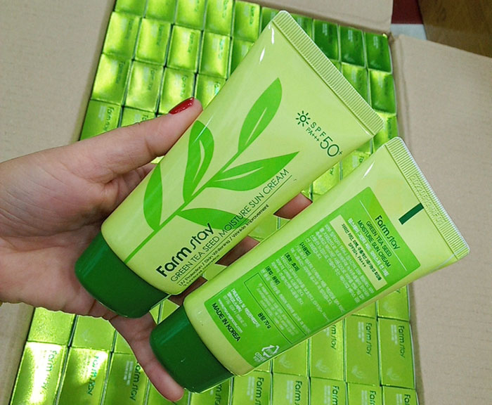 Kem Chống Nắng Farm Stay Chiết Xuất Trà Xanh 70gr Kem Chống Nắng-1