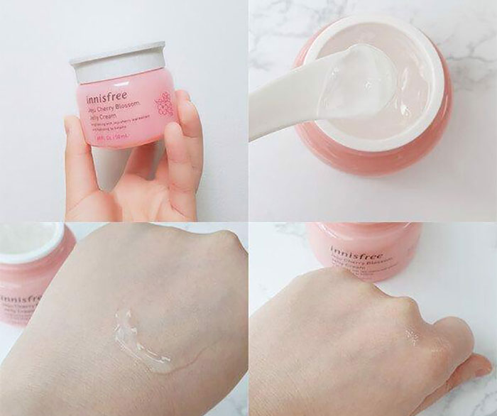 Kem Dưỡng Ẩm Dạng Gel Innisfree Jeju Cherry Blossom Jelly Cream 50ml Dưỡng Da Mặt-1