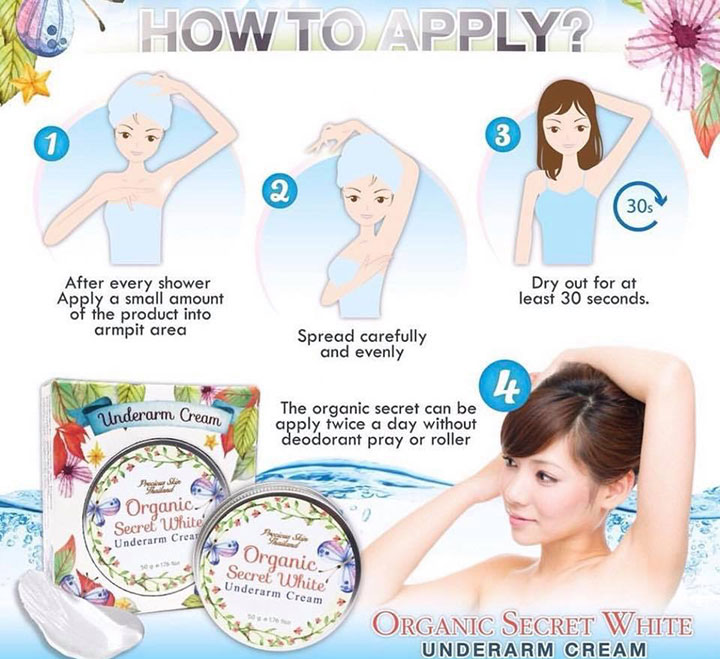 Kem Trị Thâm Nách Organic Secret White Underarm Cream Kem Trị Thâm-1