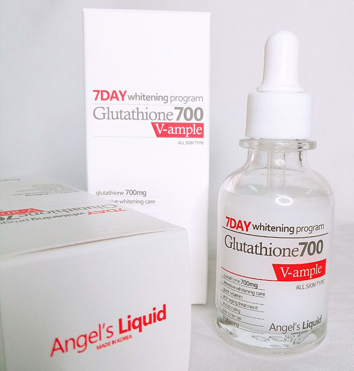 Huyết Thanh Trắng Da 7Day Whitening Program Glutathione 700 V-Ample Dưỡng Da Mặt-1