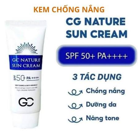 Kem Chống Nắng GC Nature Sun Cream SPF 50+ PA++++ Hàn Quốc Kem Chống Nắng-1