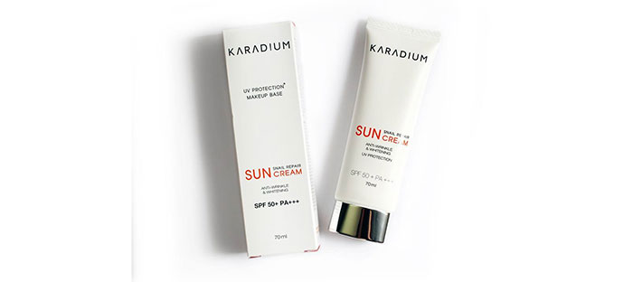 Kem Chống Nắng Karadium Snail Repair Sun Cream SPF 50 Plus PA Kem Chống Nắng-1