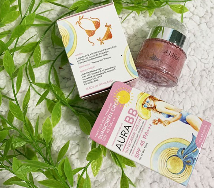Kem Dưỡng Da Chống Nắng Alpha Arbutin Aura BB Kem Chống Nắng-1