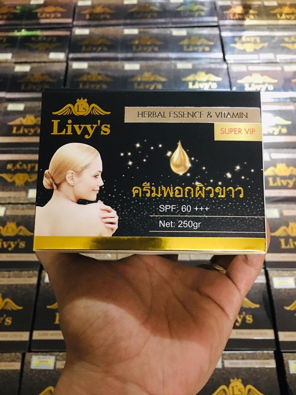 Kem Dưỡng Trắng Da Body Livy Đen Thái Lan Dưỡng Thể-1