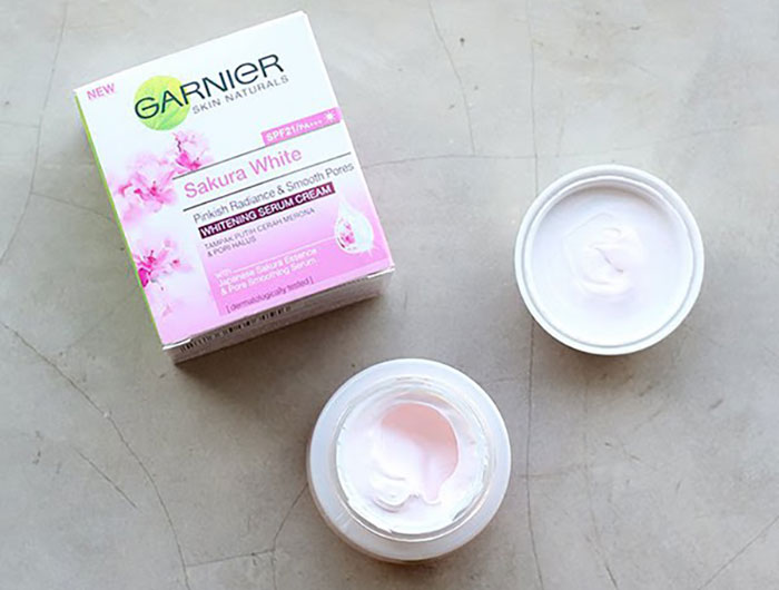 Kem Dưỡng Trắng Da Garnier Sakura White SPF21 Thái Lan Dưỡng Da Mặt-1