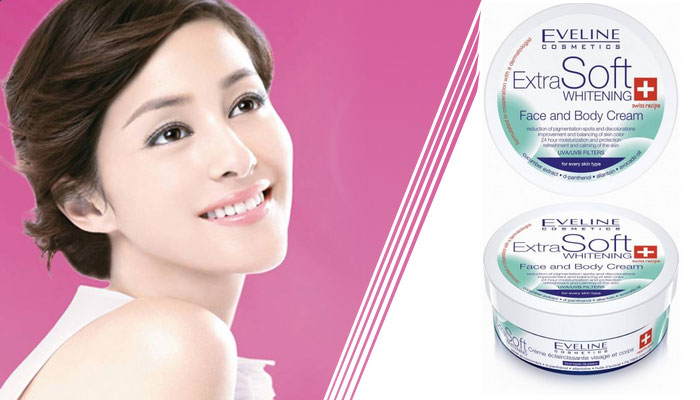 Kem Dưỡng Trắng Da Mặt Và Body Chiết Xuất Thiên Nhiên Eveline Extra Soft Whitening Dưỡng Da Mặt-1
