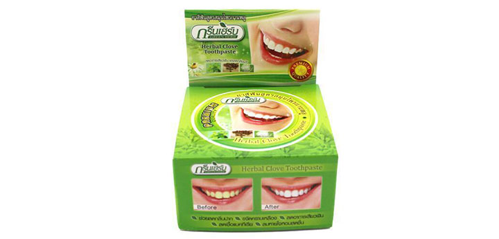 Kem Làm Trắng Răng Herbal Clove Toothpaste Thái Lan Chăm Sóc Cá Nhân-1