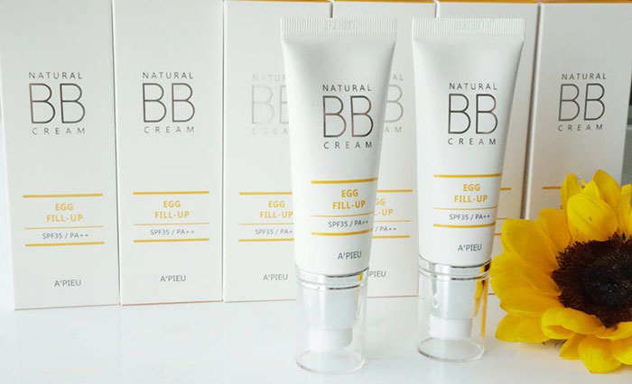 Kem Nền Natural BB Cream Egg Fill Up APIEU SPF35 PA Dưỡng Da Mặt-1