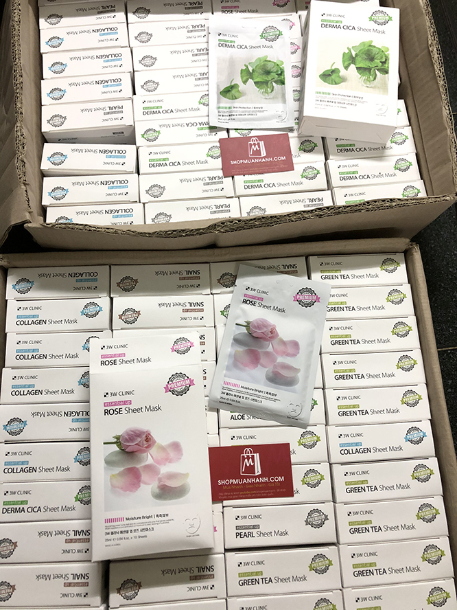 Mặt Nạ Dưỡng Da 3W Clinic Hàn Quốc Mặt Nạ-1