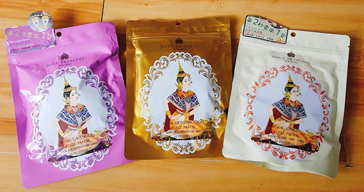 Miếng Dán Thải Độc Chân Gold Princess Royal Thái Lan Chăm Sóc Cá Nhân-1