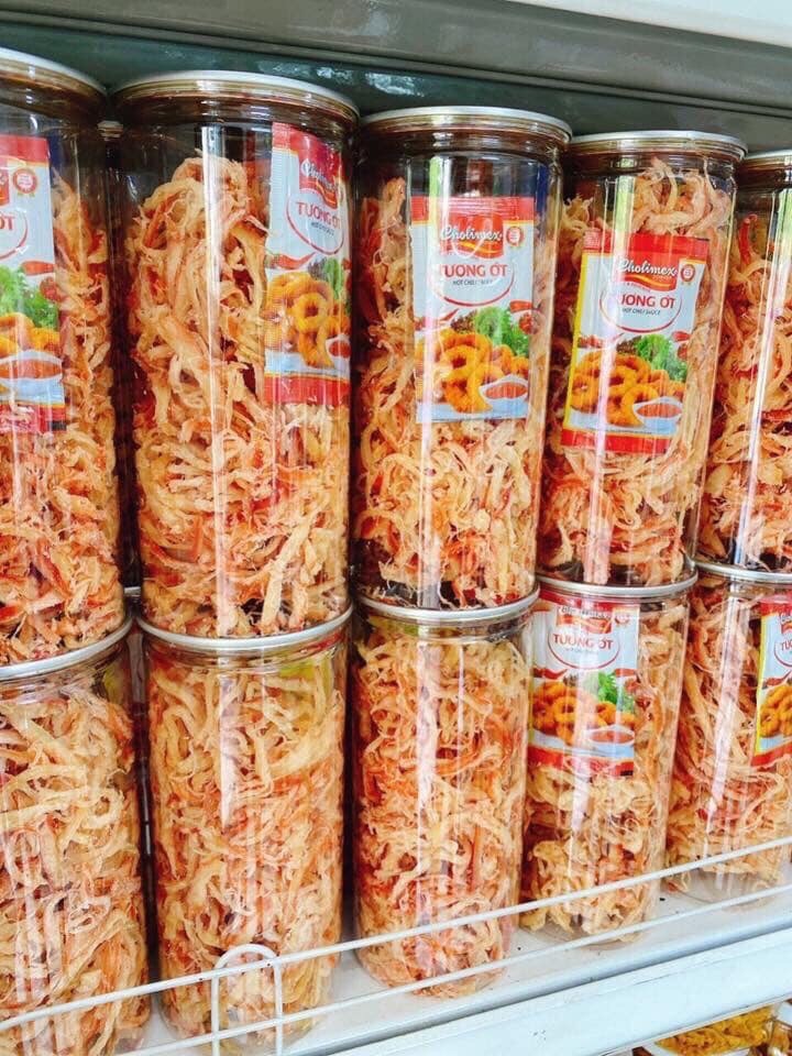 MỰC XÉ SỢI HẤP NƯỚC DỪA Đồ Khô-1