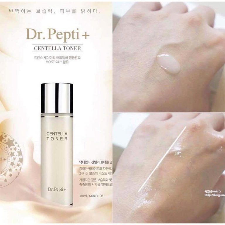 Nước Hoa Hồng Dr.pepti+ Centella Toner 180ml Hàn Quốc Dưỡng Da Mặt-1