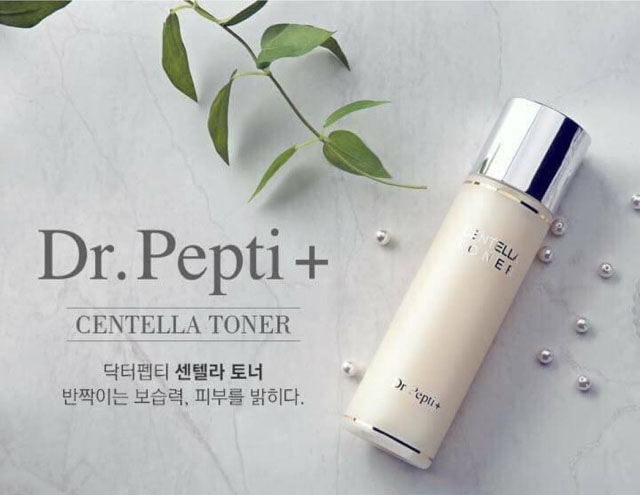 Nước Hoa Hồng Dr.pepti+ Centella Toner 180ml Hàn Quốc Dưỡng Da Mặt-1