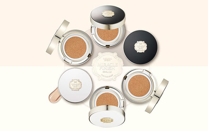 Phấn Nước Miracle Finish CC Ultra Moist Cushion SPF50 Plus The Face Shop Trang Điểm Khuôn Mặt-1