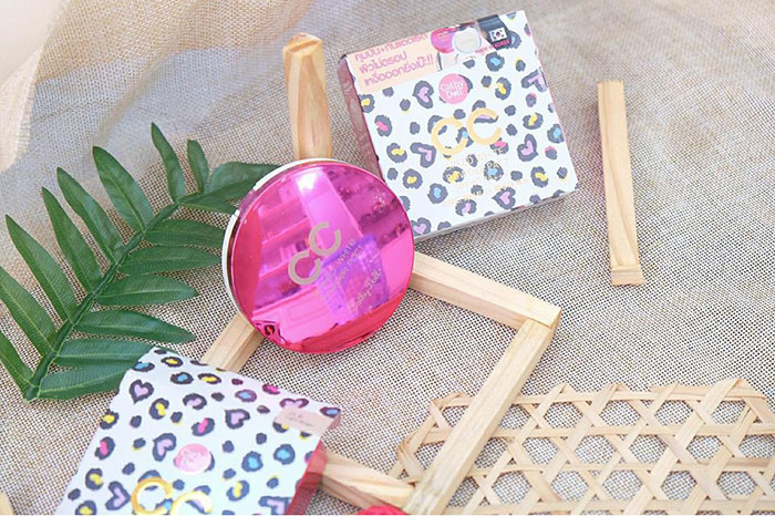 Phấn Phủ Nén Cathy Doll CC Speed White Powder Pact Chính Hãng Trang Điểm Khuôn Mặt-1