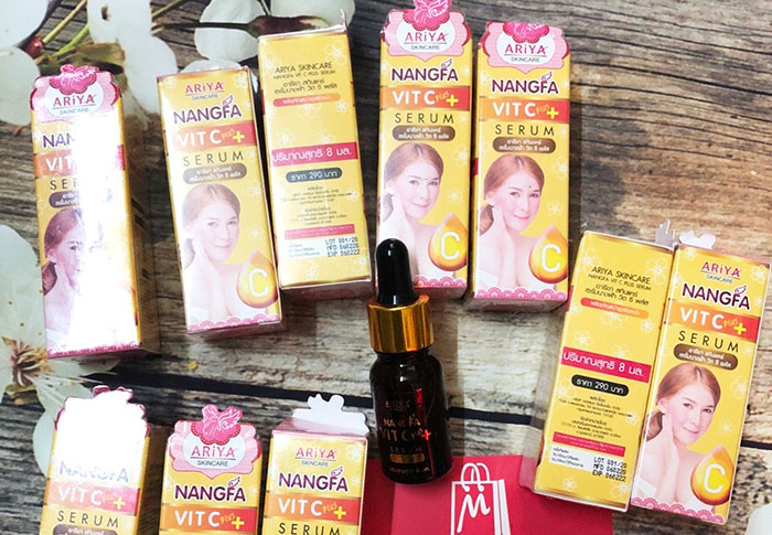 Serum Nangfa Vit C Plus Thái Lan Trang Điểm Đôi Mắt-1