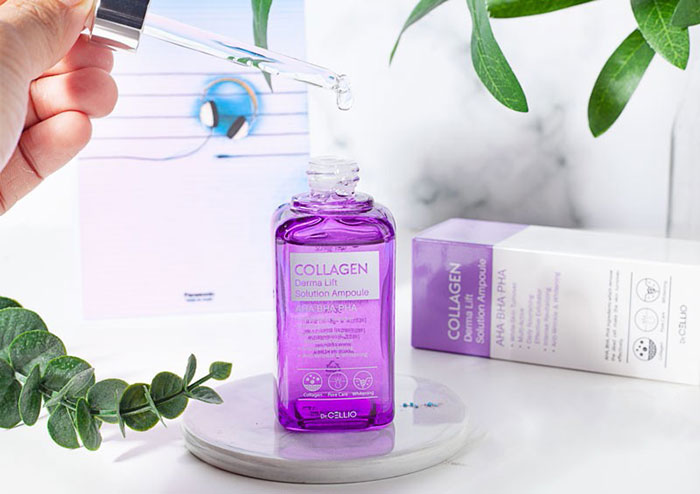 Serum Tinh Chất Collagen Derma Lift Solution Ampoule Dr Cellio(50ml) Dưỡng Da Mặt-1