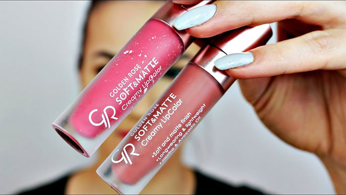 Son Kem Lì Golden Rose Soft And Matte Trang Điểm Đôi Môi-1