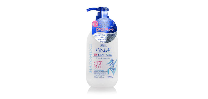 Sữa Dưỡng Trắng Da Chống Nắng Hatomugi SPF31 PA Nhật Bản Dưỡng Thể-1