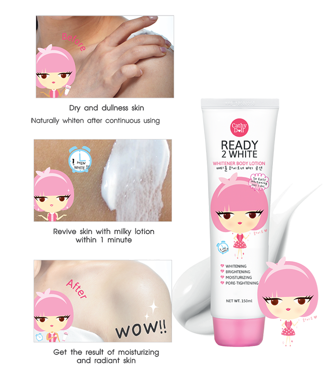 Sữa Dưỡng Trắng Body Ready 2 White Cathy Doll 150ml Dưỡng Thể-1