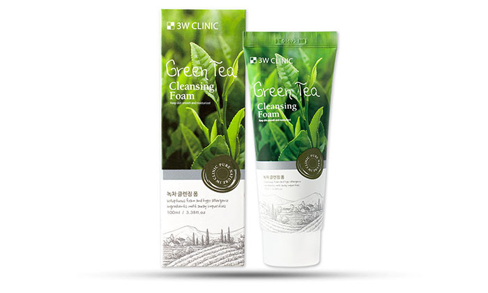Sữa Rửa Mặt Chiết Xuất Trà Xanh 3W Clinic Green Tea Foam Sữa Rửa Mặt-1