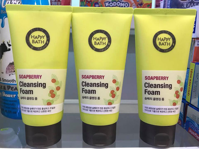 Sữa Rửa Mặt Đặc Trị Mụn Happy Bath Nature Soapberry Cleansing Foam Sữa Rửa Mặt-1