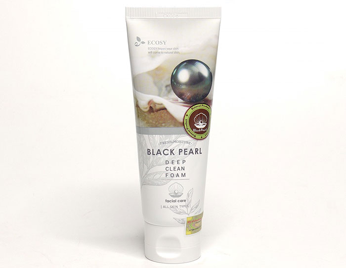 Sữa Rửa Mặt Ecosy Chiết Xuất Ngọc Trai Đen - Ecosy Black Pearl Deep Clean Foam 100ml Sữa Rửa Mặt-1