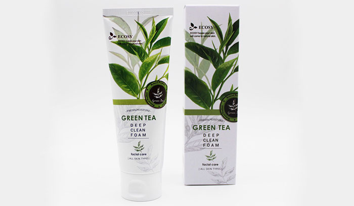 Sữa Rửa Mặt Ecosy Chiết Xuất Trà Xanh - Ecosy Green Tea Deep Clean Foam 100ml Sữa Rửa Mặt-1
