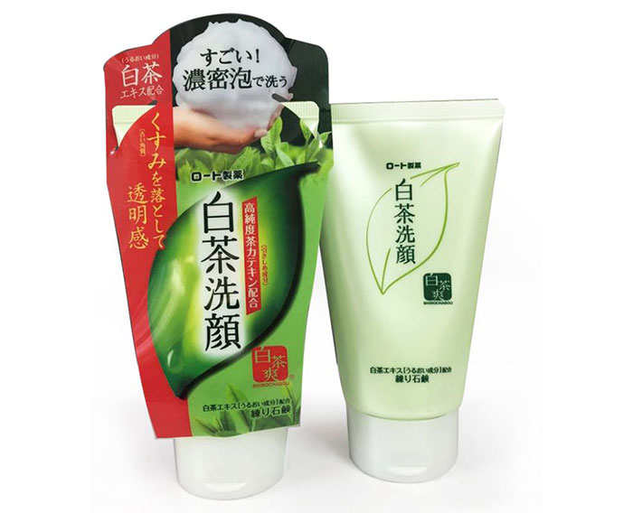 Sữa Rữa Mặt Rohto Shirochasou Green Tea Foam Chính Hãng Nhật Bản Sữa Rửa Mặt-1