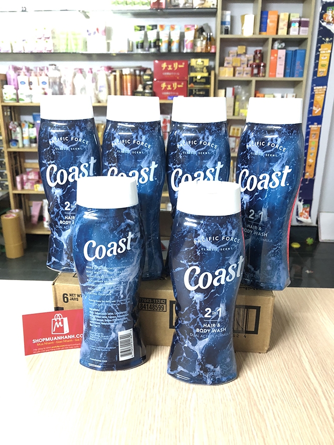 Sữa tắm gội Coast Hair & Body Wash 532ml Sữa Tắm-1