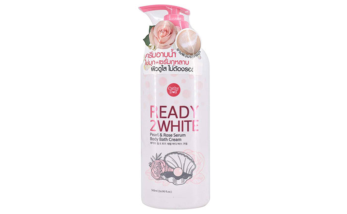 Sữa Tắm Trắng Da - Cathy Doll Ready 2 White Pearl And Rose Serum Body Bath Cream Thái Lan Sữa Tắm-1