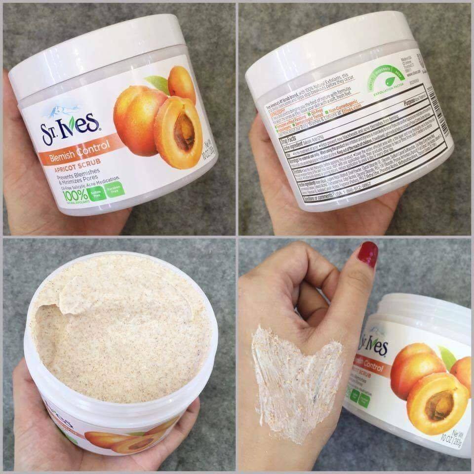 Kem Tẩy Tế Bào Chết Hương Mơ St.Ives Tẩy Tế Bào Chết-1