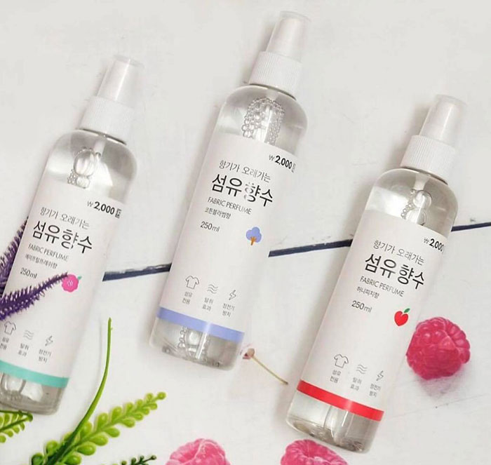 Xịt Thơm Khử Mùi Quần Áo Fabric Perfume Hàn Quốc 250ml Chăm Sóc Cá Nhân-1
