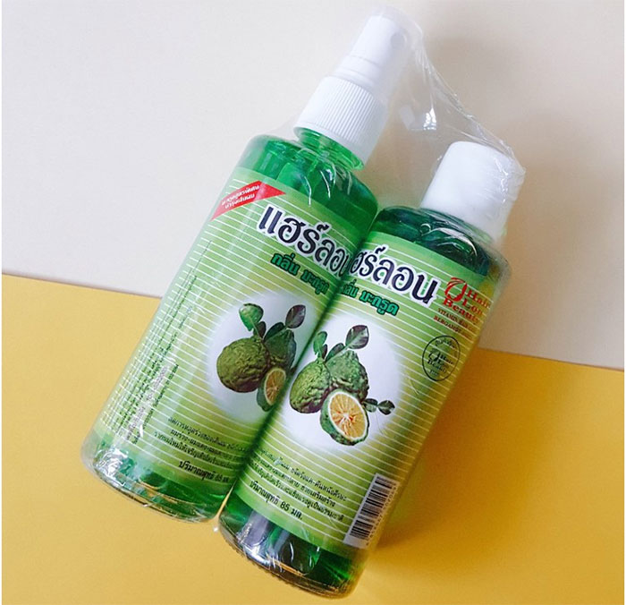 Xịt Tinh Dầu Bưởi Và Chanh Kích Thích Mọc Tóc Chính Hãng Thái Lan Dưỡng Tóc-1