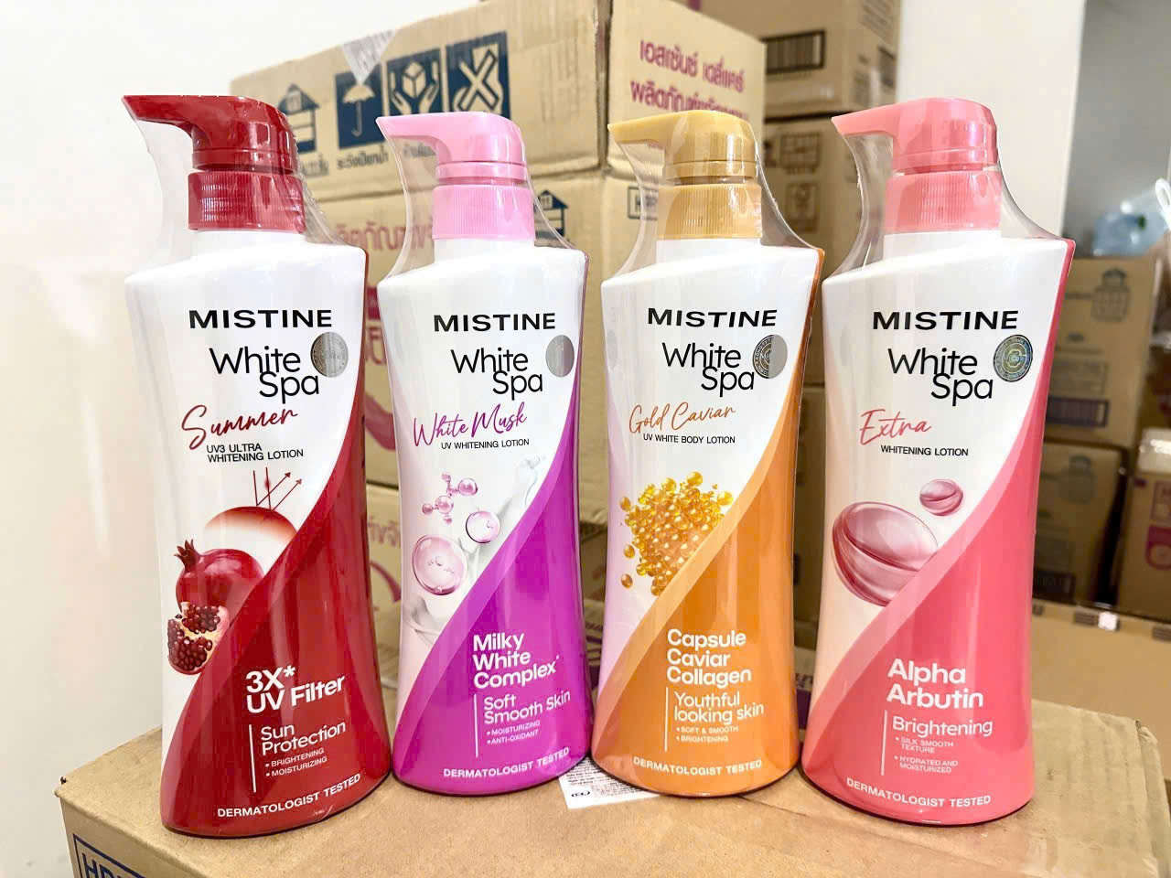 Sữa Dưỡng Thể White Spa Mistine Thái Lan 400ml