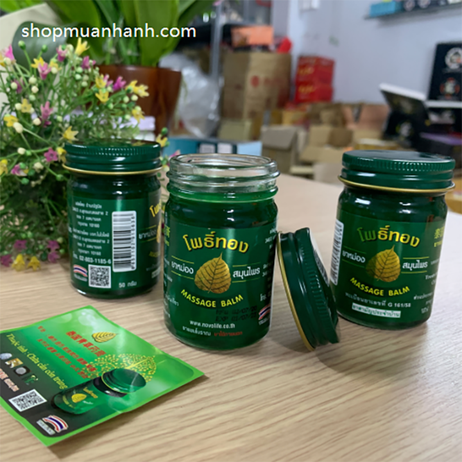 Dầu cù là Massage Balm lá bồ đề 50g-3