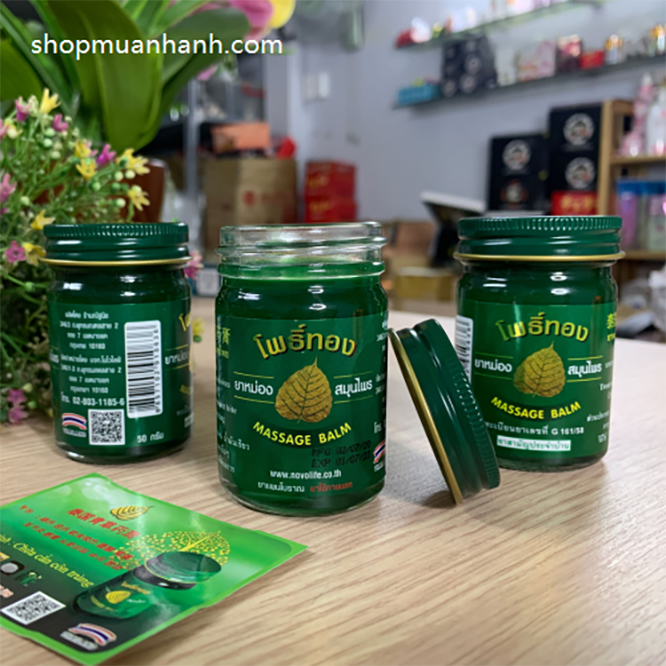 Dầu cù là Massage Balm lá bồ đề 50g-4